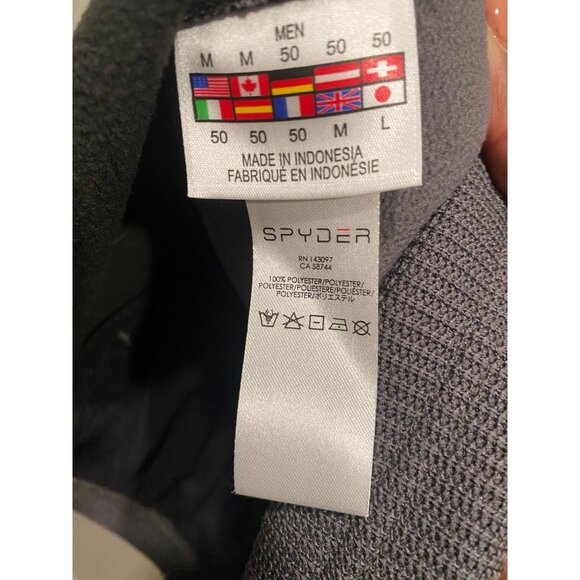 Spyder Mens Gray & Black‎ Full-Zip Fleece Vest M - Picture 6 of 6